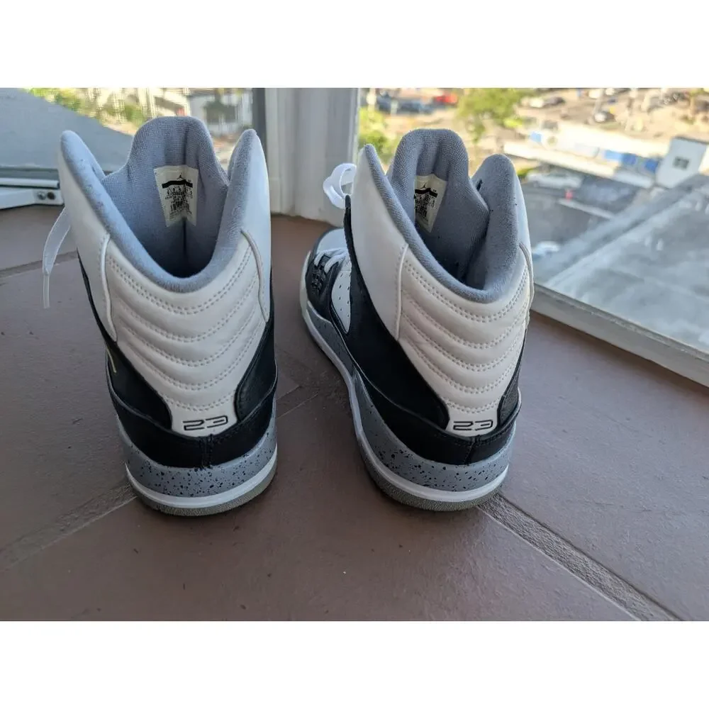Size 9.5 - Air Jordan SC-1 White Black Gray